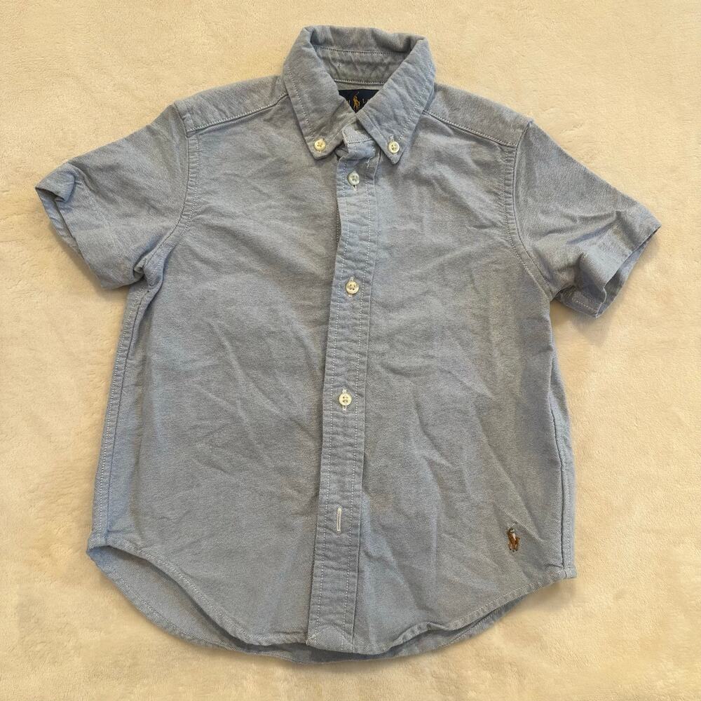 Ralph Lauren Chambray Denim Button Down sz 3T